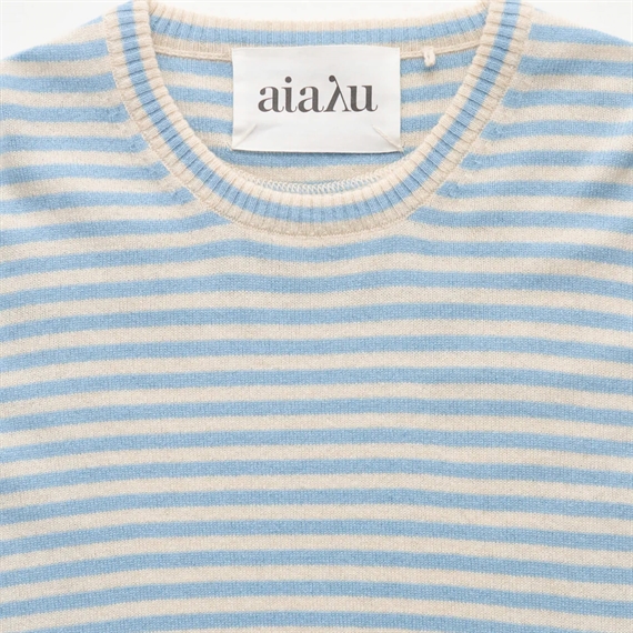 Aiayu Leonardo II Sweater, Mix Opal Blue 